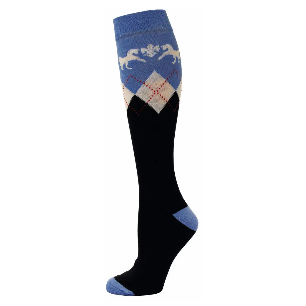 Equine Couture Ladies Hadley Knee Hi Socks 1