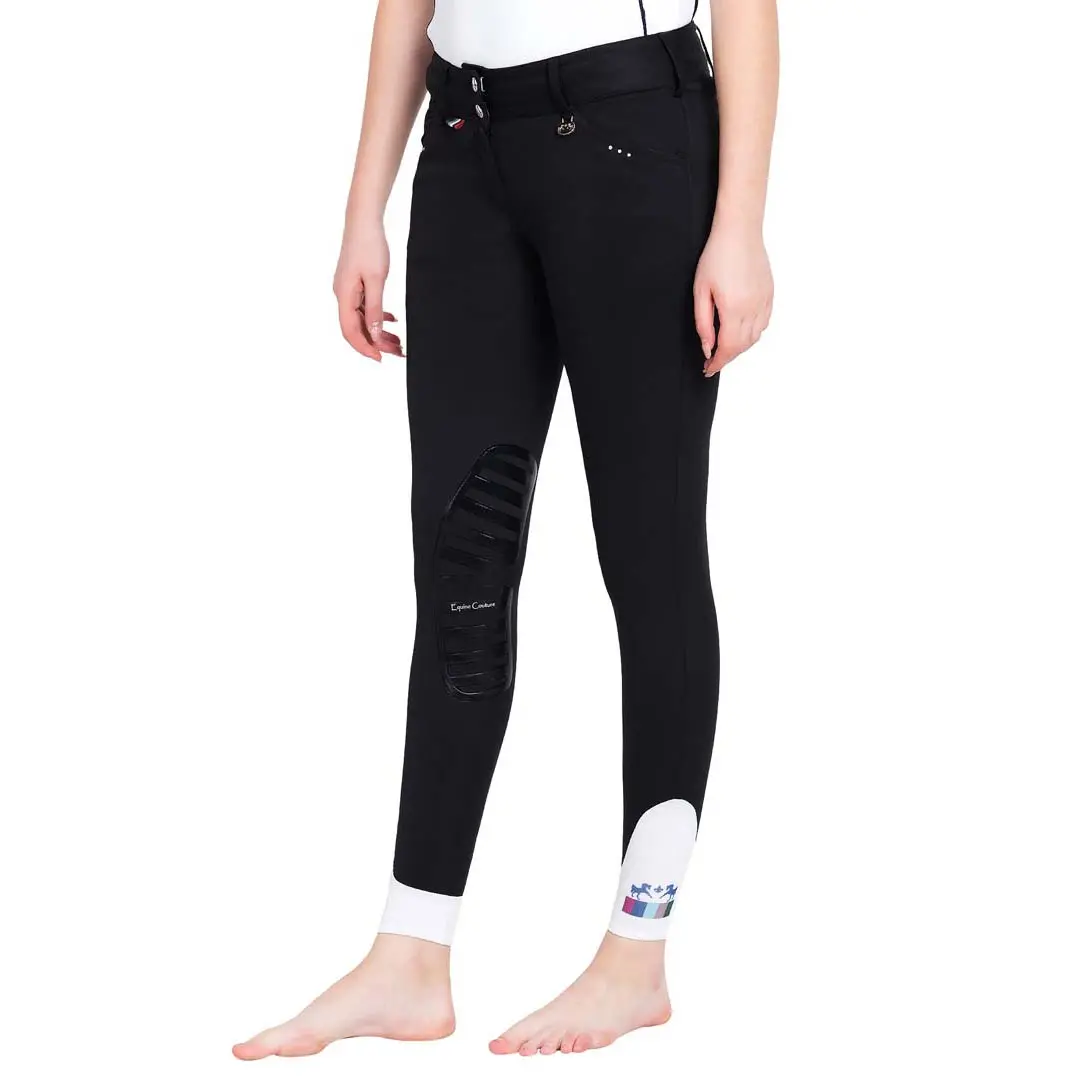 Equine Couture Ladies Fiona Silicone Knee Patch Breeches 1