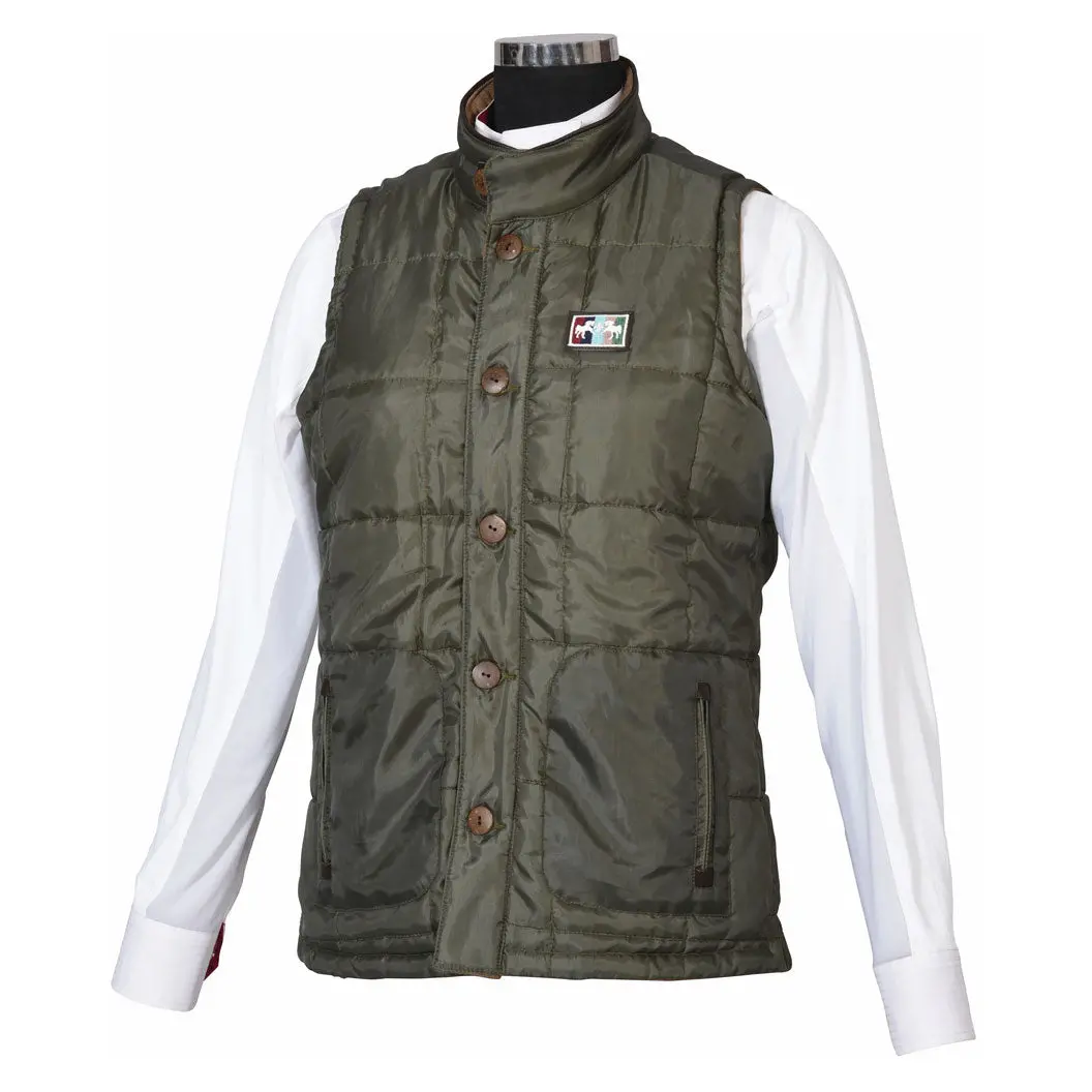 Equine Couture Ladies Finley Reversible Vest 1