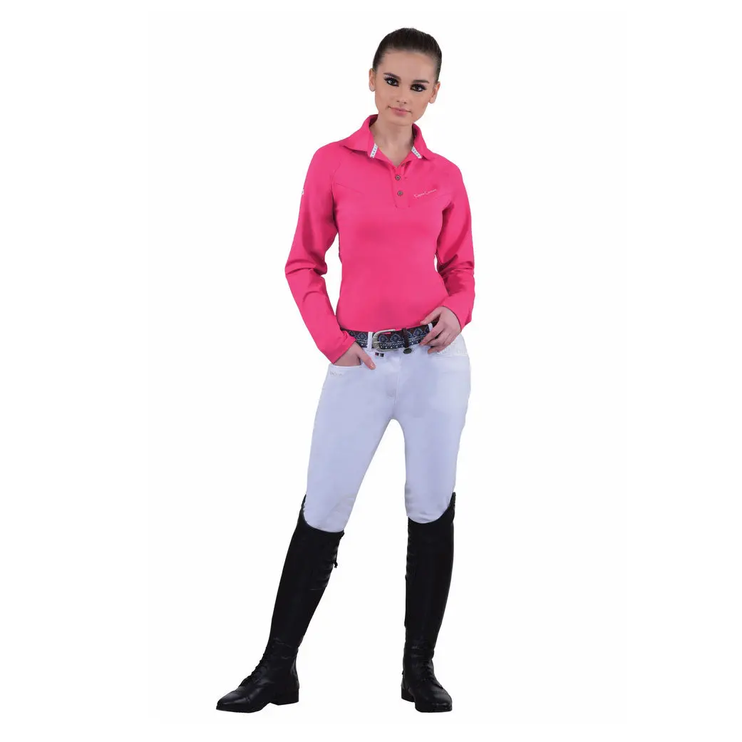 Equine Couture Ladies Oslo Silicone Knee Patch Breeches 1