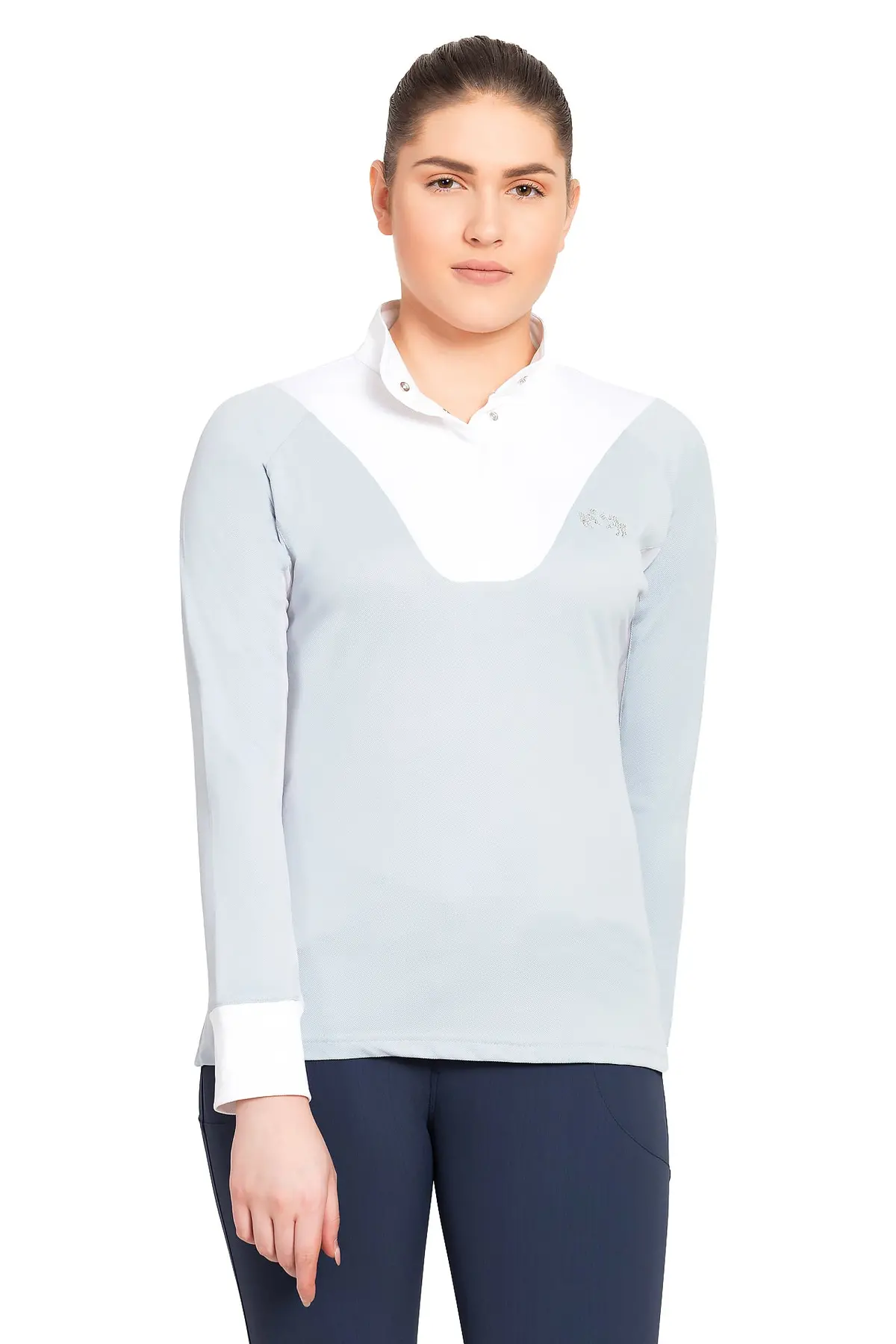 Equine Couture Ladies Maggie Long Sleeve Show Shirt 1