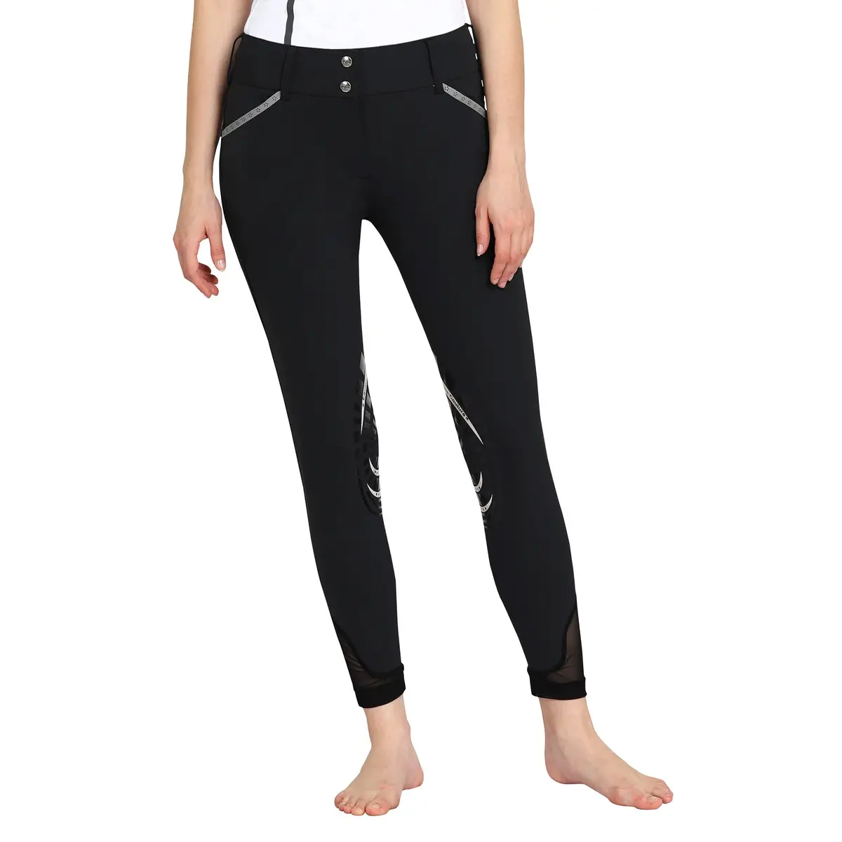 Equine Couture Ladies Malta Knee Patch Breeches 1