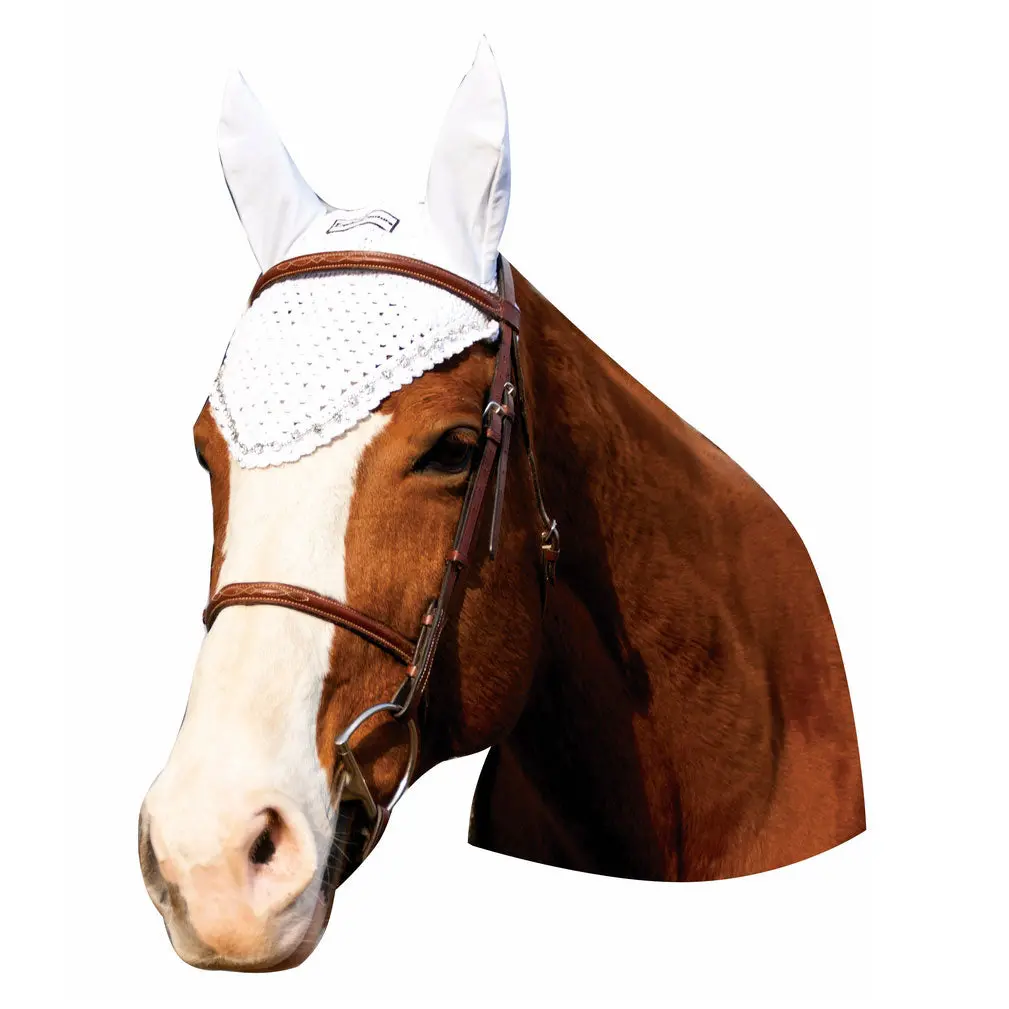 Equine Couture Fly Bonnet With Crystals 1