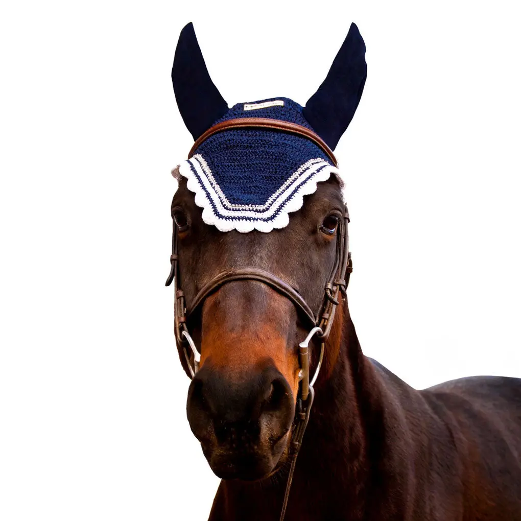 Equine Couture Lurex & Contrast Fly Bonnet for Standout Style