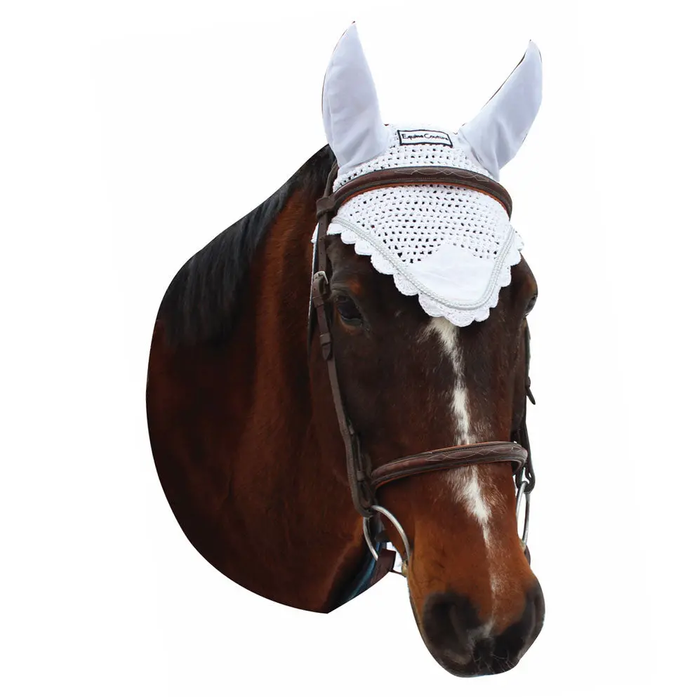 Equine Couture Fly Bonnet With Silver Rope 1