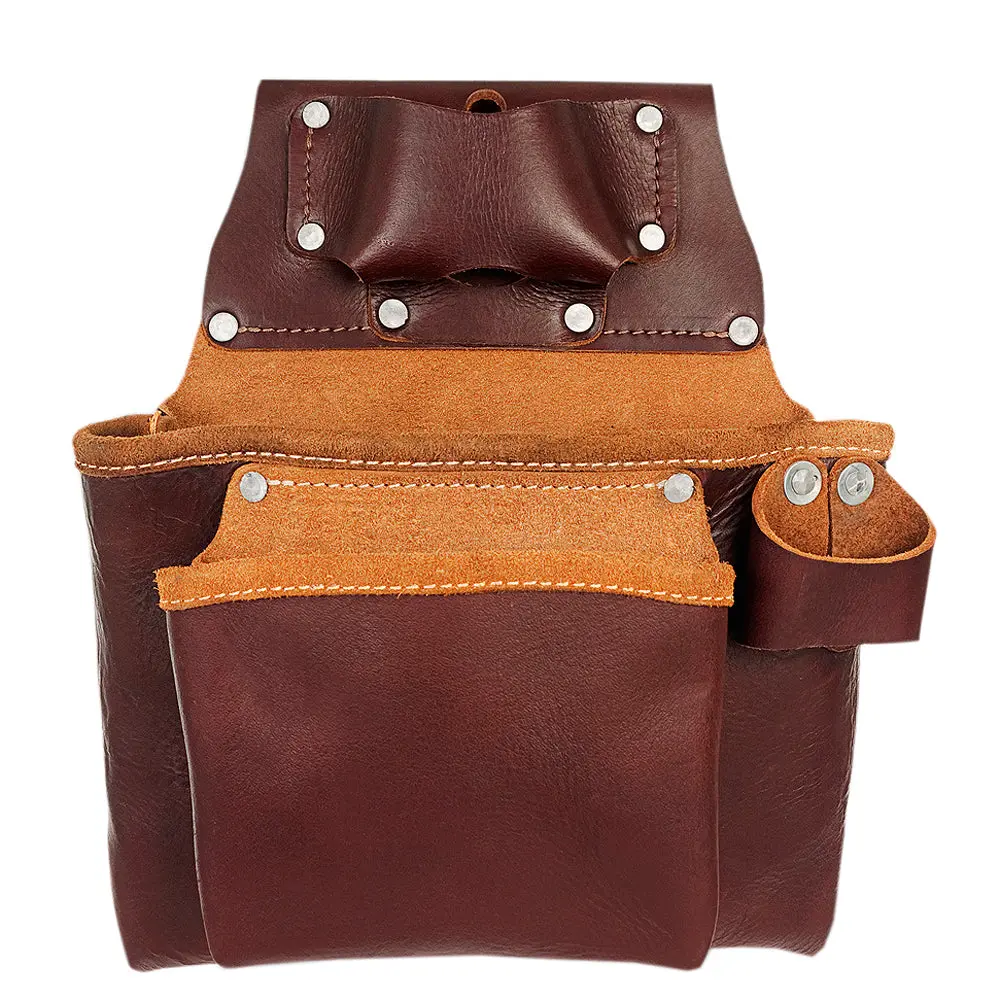 Hilason Leather Tool Bag Construction Handyman Farmers Organizer Storage Bags For Men Electrician Tools Home & Wood Work 1