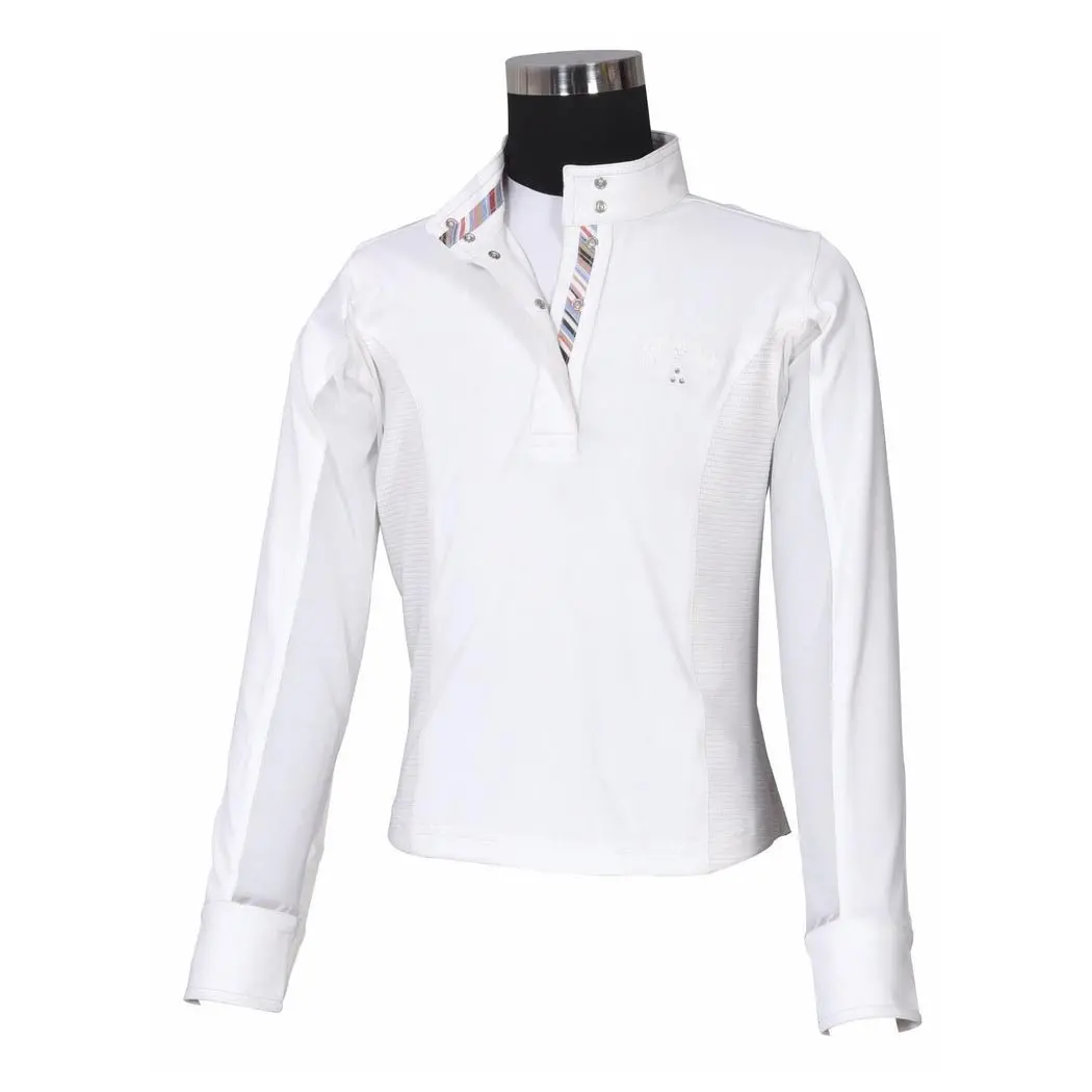 Equine Couture Children's Cara Long Sleeve Show Shirt 1