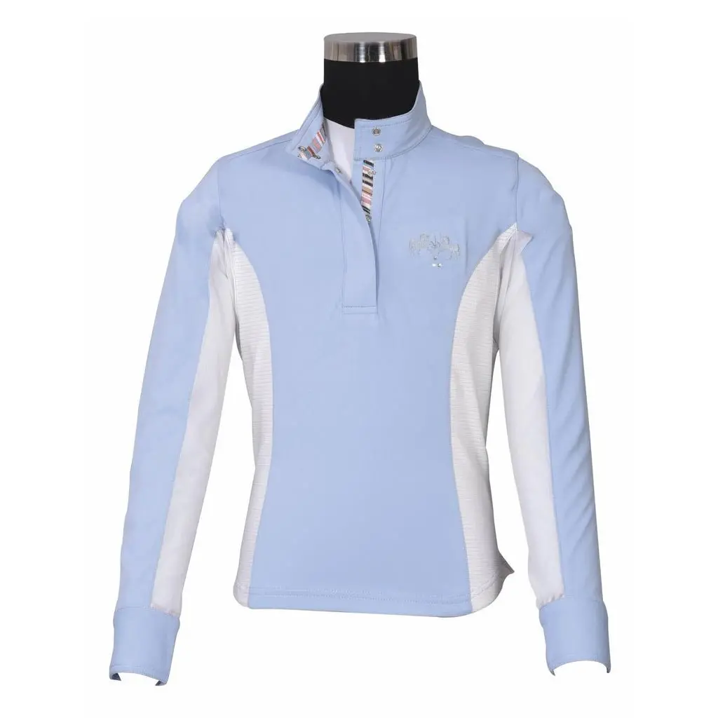 Equine Couture Cara Long-Sleeve Show Shirt for Kids - Image 3