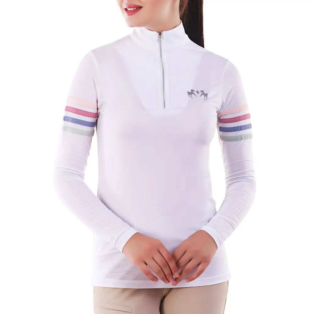 Equine Couture Ladies Gradient Icefil Show Shirt 1