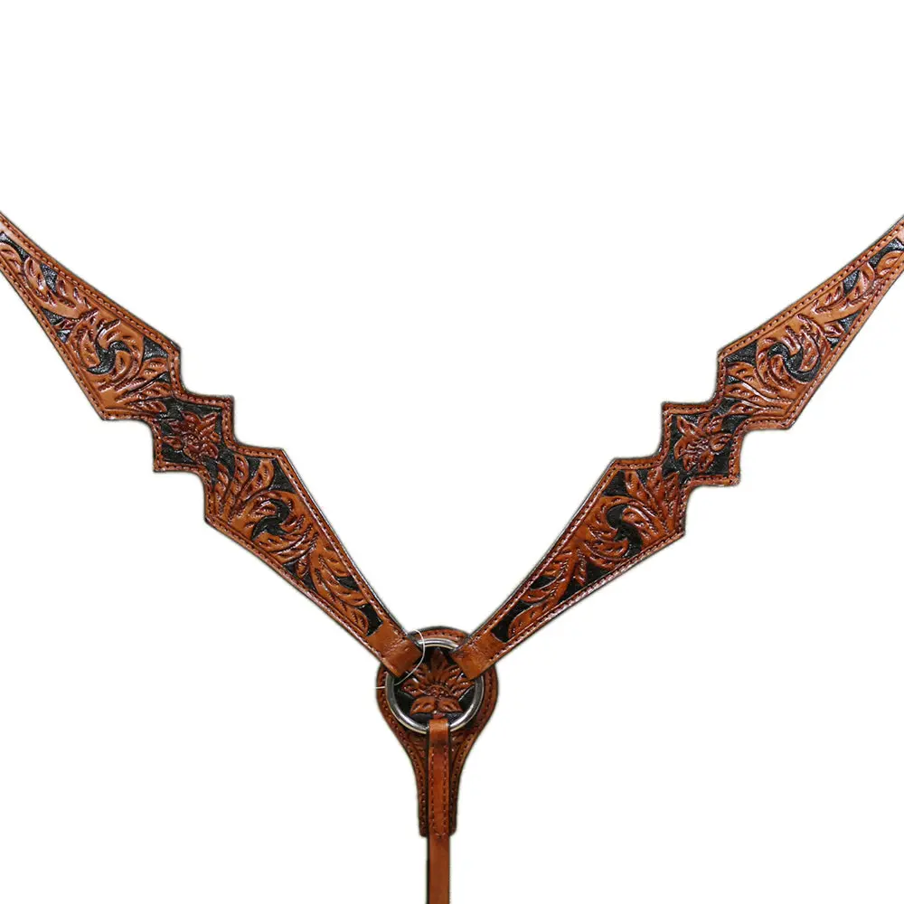 Hilason Western Horse Breast Collar American Leather | For Horses 1