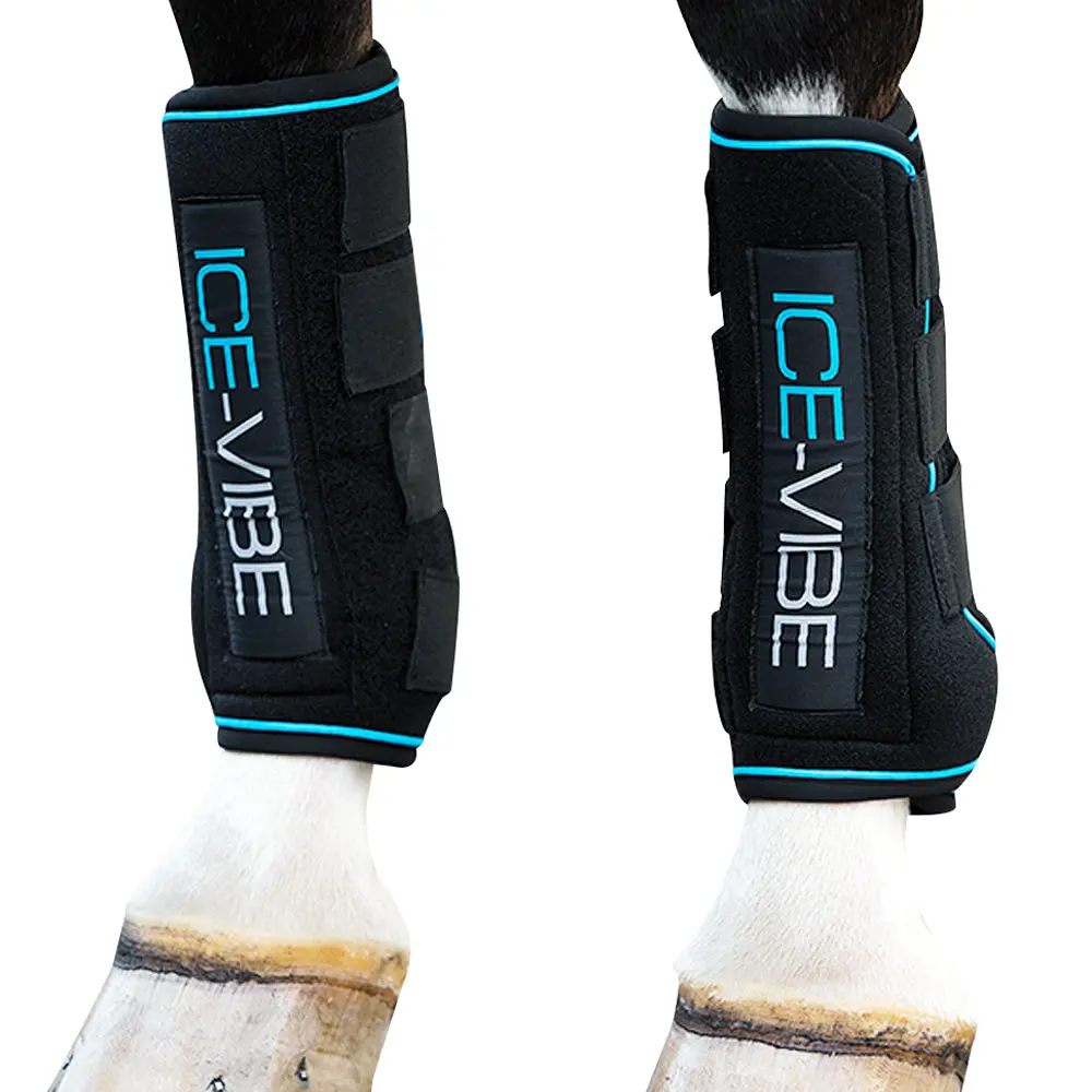 Horse Ware Western Ice-Vibe Front And Hind Legs Sport Boots Black 1