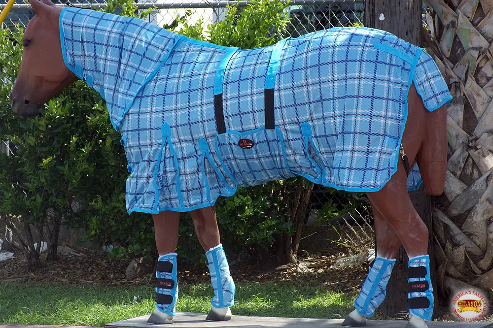 Hilason Horse Fly Sheet - Summer Spring Uv Protection Mesh Bug Mosquito Flysheet For Horses | Fly-Sheet 4
