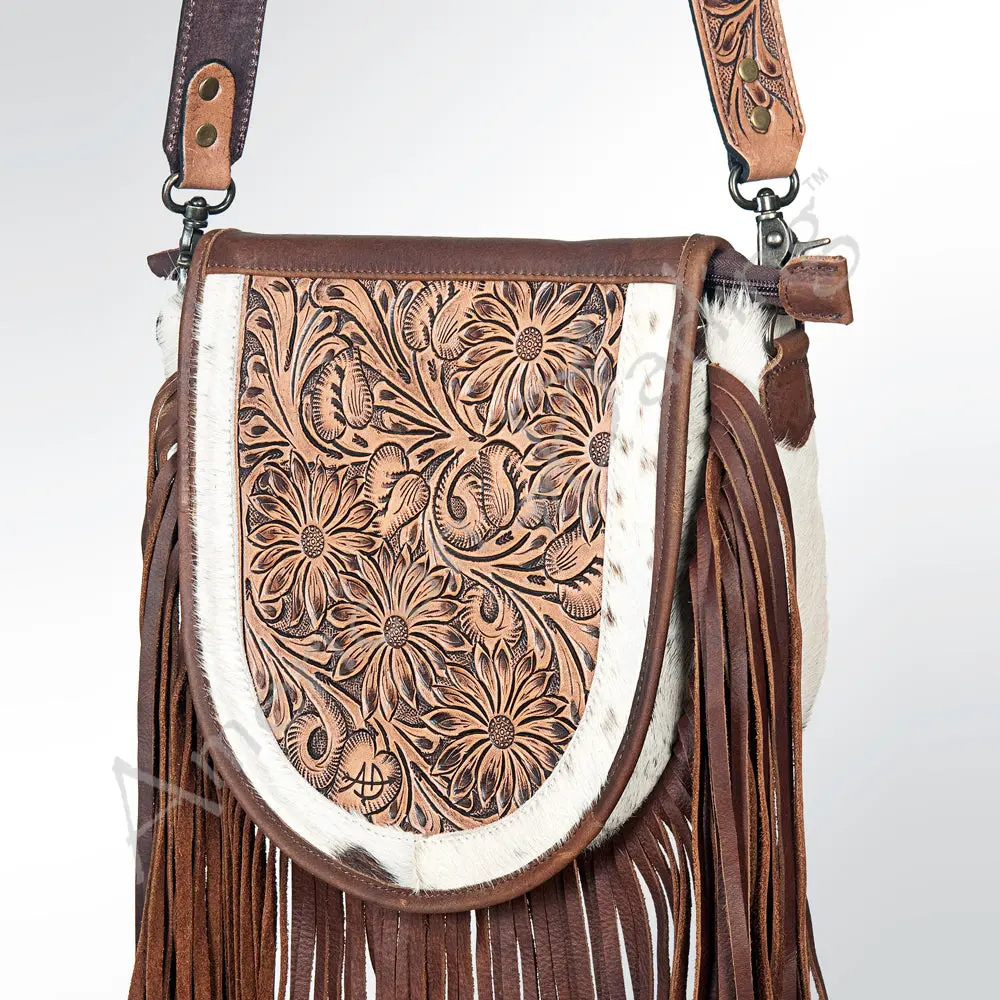 American Darling Messenger Hair On Genuine Leather Western Women Bag Handbag Purse | Cute 1