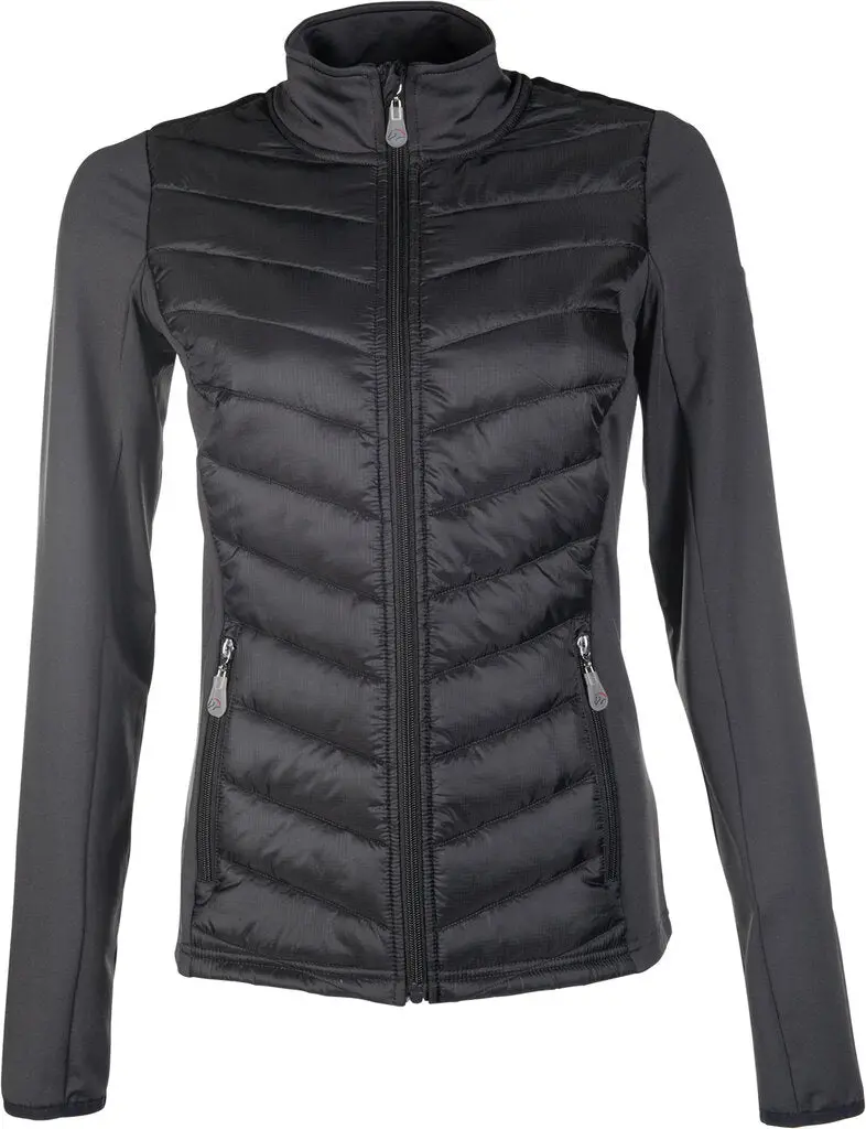 Hkm Prag-Style Ladies Jersey/Nylon Jacket 3