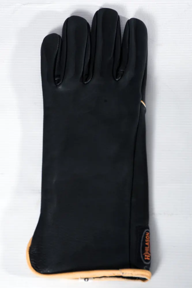 Hilason Bull Riding Gloves Genuine Leather Left-Hand Size (6" To 10") | Horse Horseback Women Men 3