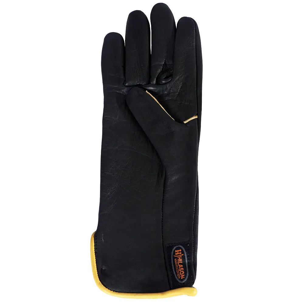 Hilason Bull Riding Gloves Genuine Leather Right-Hand Size (6" To 10") | Horse Horseback Women Men 2