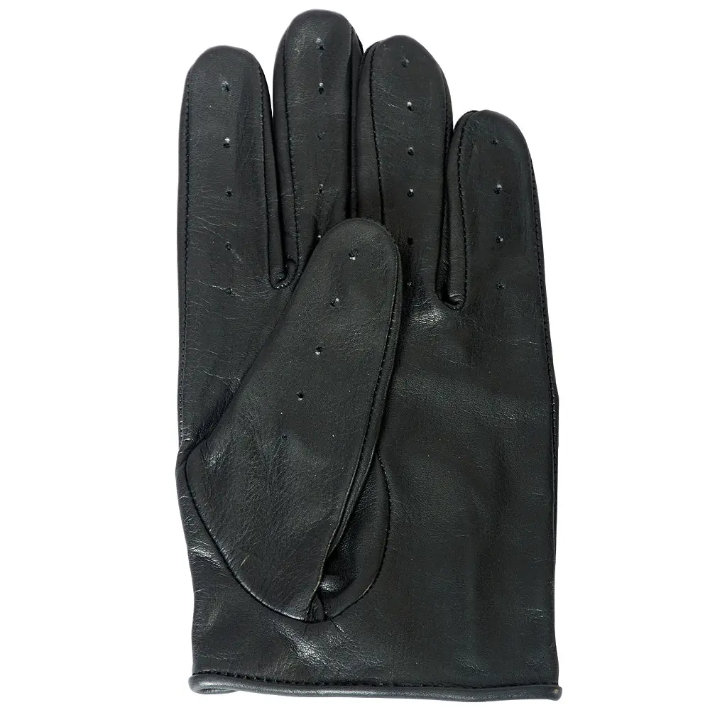 Hilason Genuine Leather Show Glove Left Hand Black Winter Horse Riding Gloves Unisex Breathable Horseback Outdoor Cycling 1