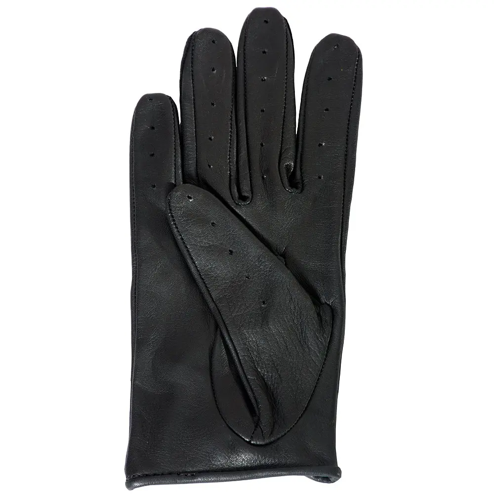 Hilason Genuine Leather Show Glove Right Hand Black Winter Horse Riding Gloves Unisex Breathable Horseback Outdoor Cycling 1