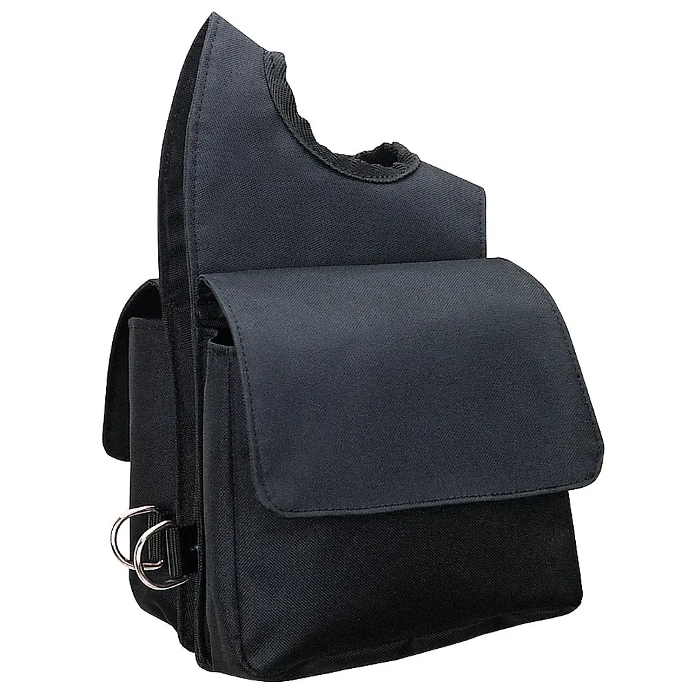 Weaver Nylon Pommel Horse Saddle Bag Western Tack Black 1