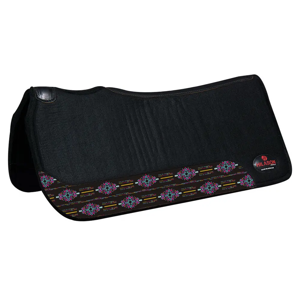 Hilason 31 In X 30 In Western Horse 100% Wool Felt Saddle Pad 17