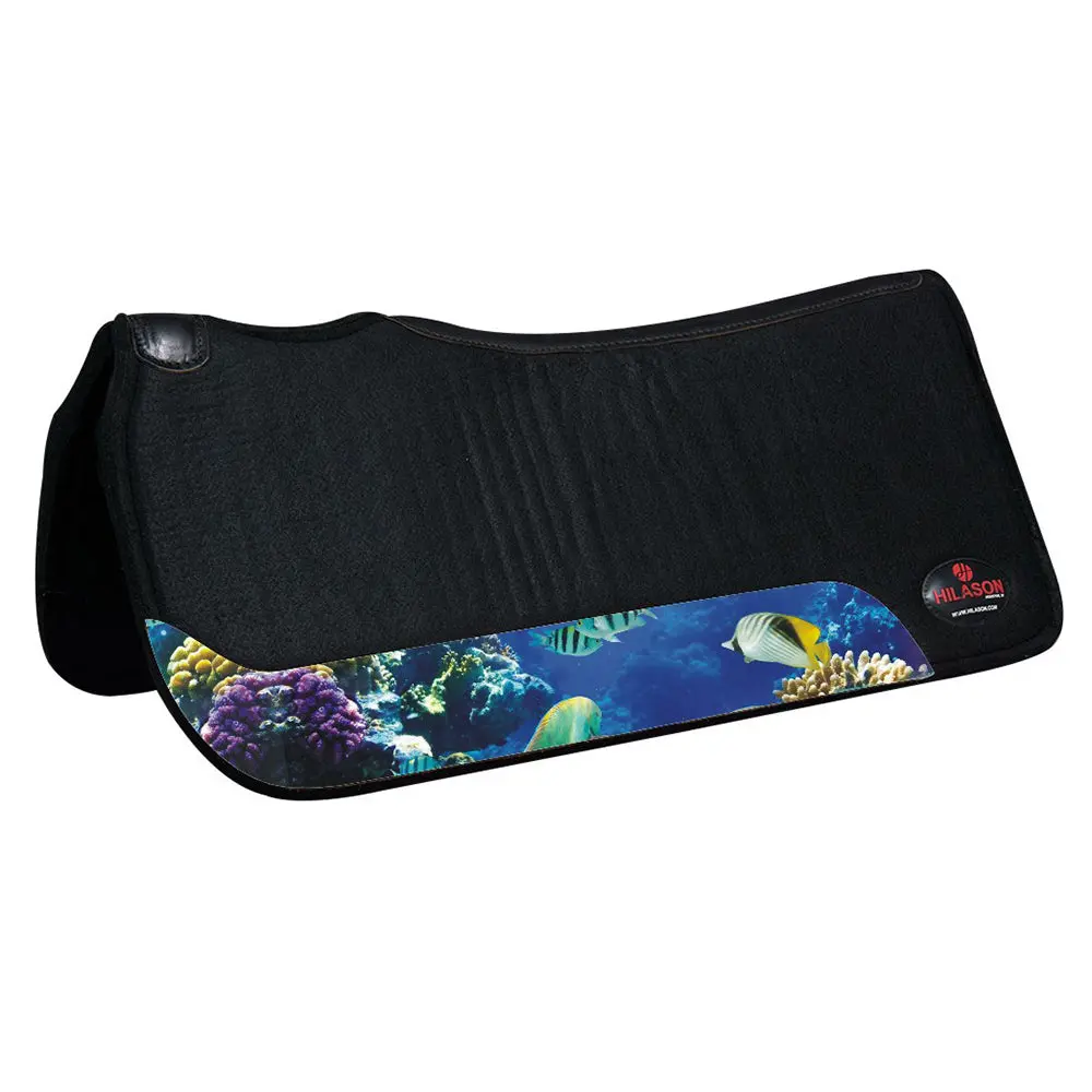 Hilason 31 In X 30 In Western Horse 100% Wool Felt Saddle Pad 36