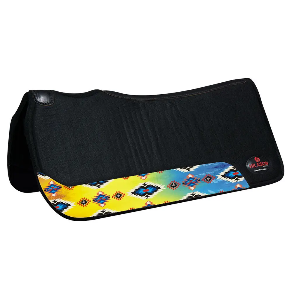 Hilason 31 In X 30 In Western Horse 100% Wool Felt Saddle Pad 7