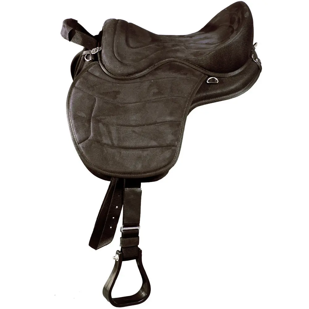 Hilason Western Bareback Saddle Pleasure Trail Riding Treeless | Baretek Pad For Horses 1