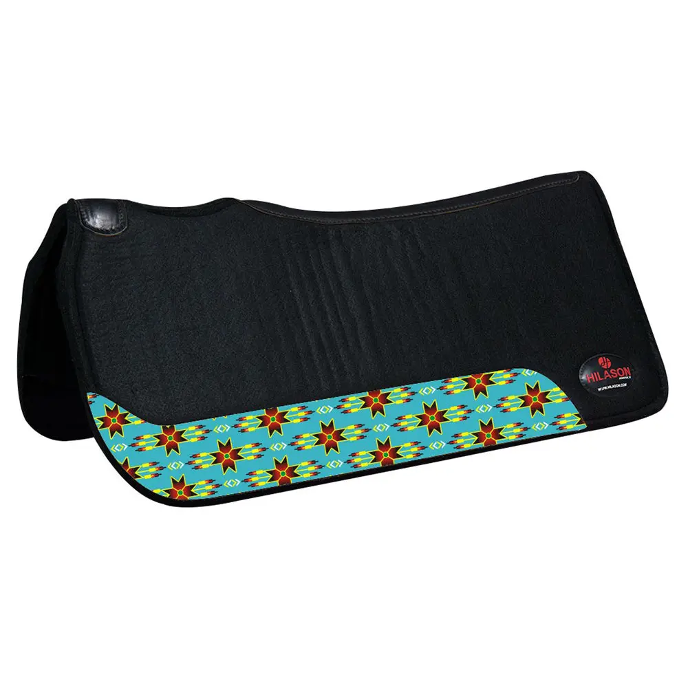 Hilason 31 In X 30 In Western Horse 100% Wool Felt Saddle Pad 13