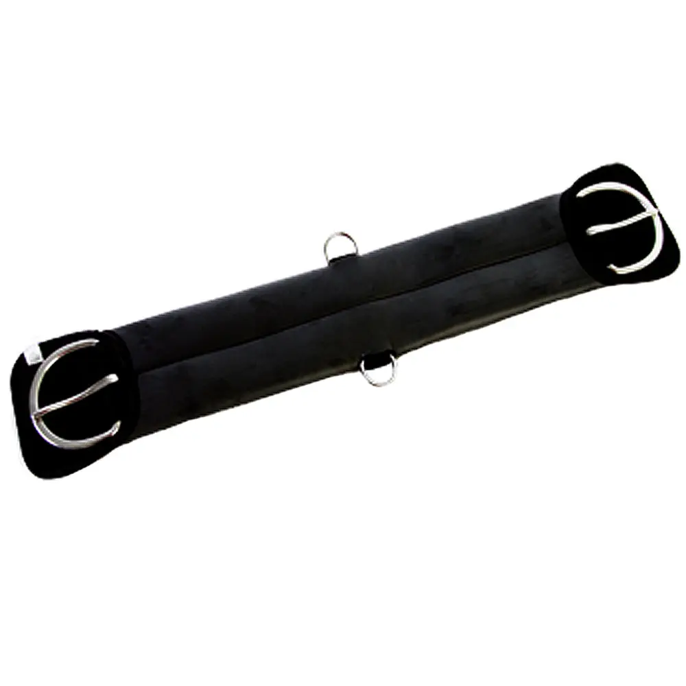 Hilason Western Neoprene Horse Cinch Girth Nickel Buckle Black 5