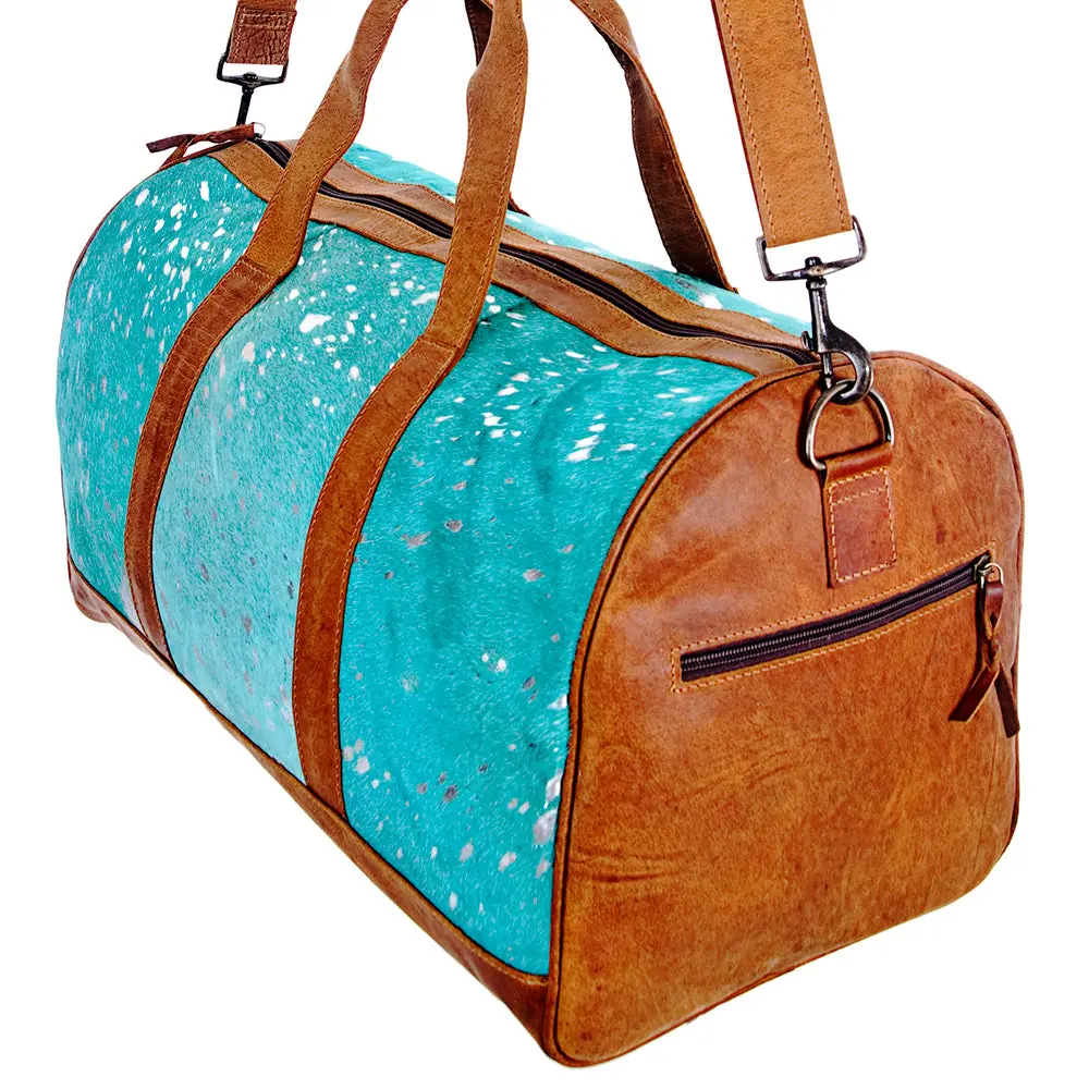 American Darling Women's Duffel Bag Western Hair On Genuine Leather Handbag And Ladies Purse 1