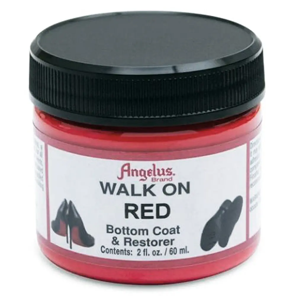 Angelus Leather Walk On Red Bottom Coat & Restorer 2 Oz. 1