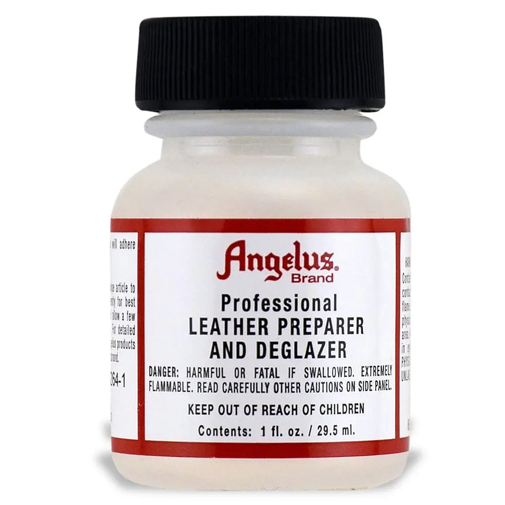 Angelus Leather Preparer And Deglazer Clear 1 Oz 1