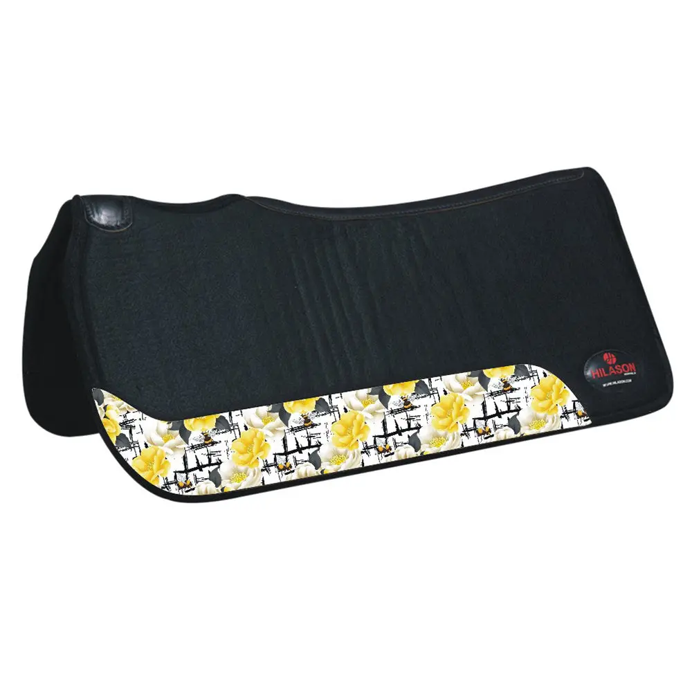 Hilason 31 In X 30 In Western Horse 100% Wool Felt Saddle Pad 18