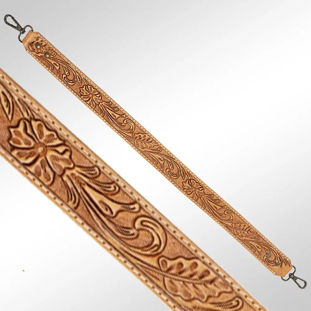American Darling Hand Tooled Genuine Leather Crossbody Handle Strap For Bags Phone Keychain Wallet Purse Clutch Cellphone 1