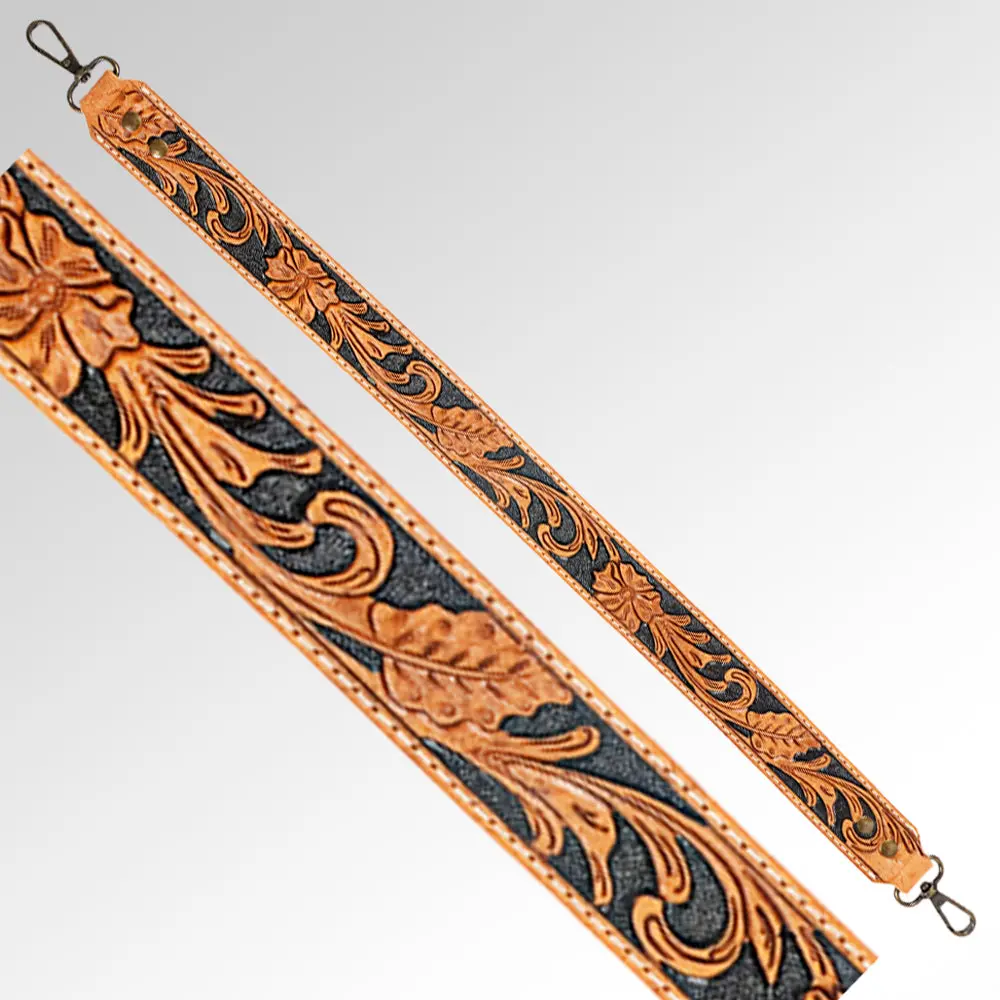 American Darling Hand Tooled Genuine Leather Crossbody Handle Strap For Bags Phone Keychain Wallet Purse Clutch Cellphone 1
