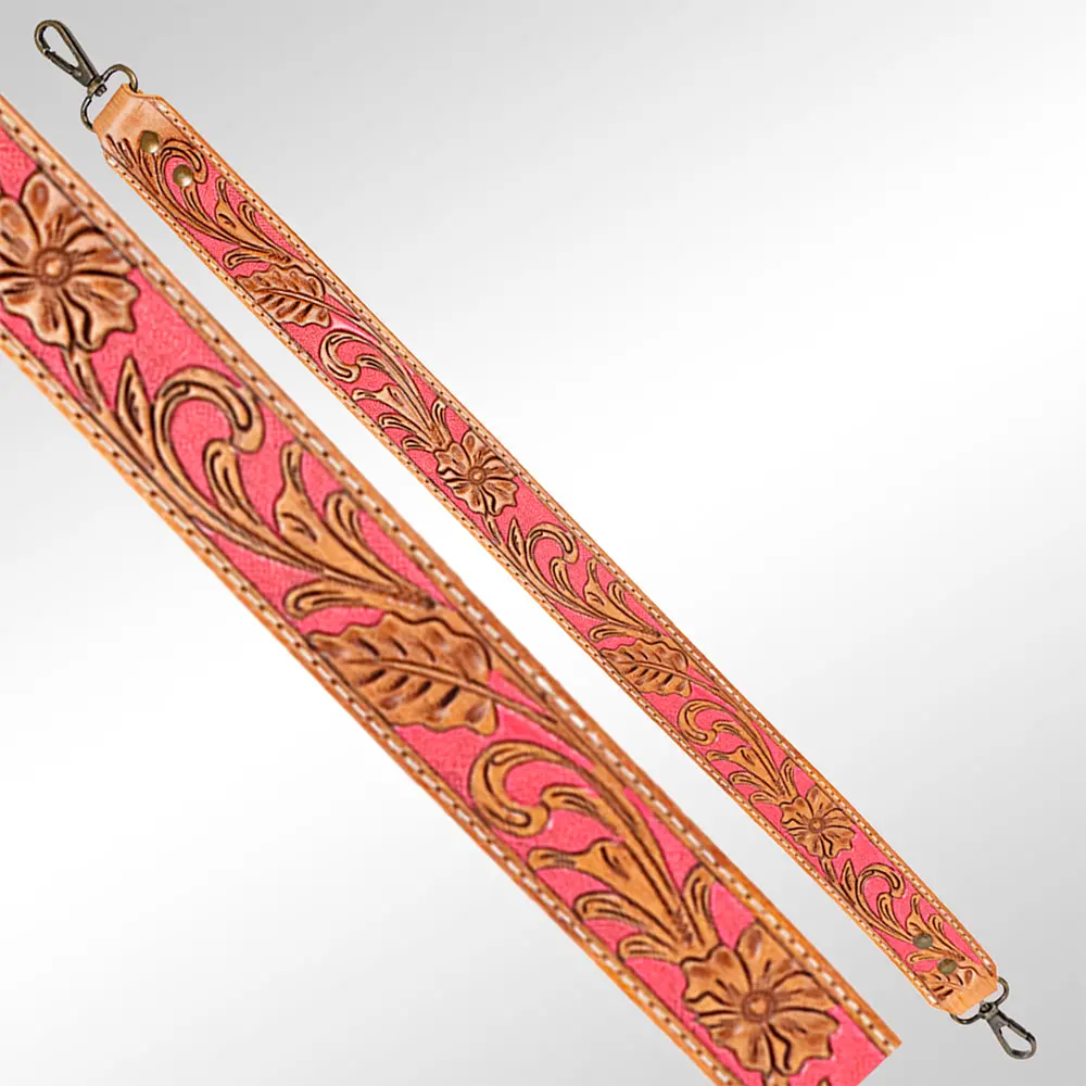 American Darling Hand Tooled Genuine Leather Crossbody Handle Strap For Bags Phone Keychain Wallet Purse Clutch Cellphone 1