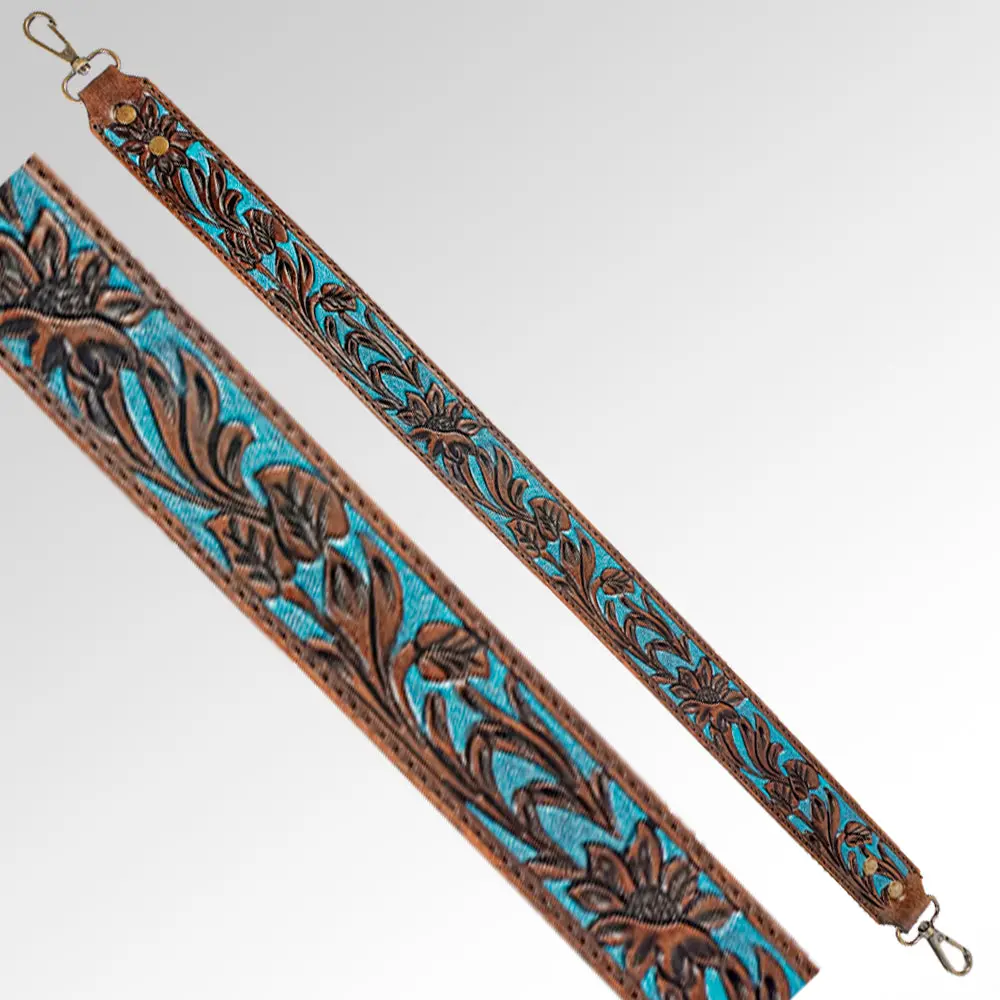 American Darling Hand Tooled Genuine Leather Crossbody Handle Strap For Bags Phone Keychain Wallet Purse Clutch Cellphone 1
