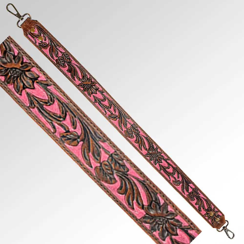 American Darling Hand Tooled Genuine Leather Crossbody Handle Strap For Bags Phone Keychain Wallet Purse Clutch Cellphone 1