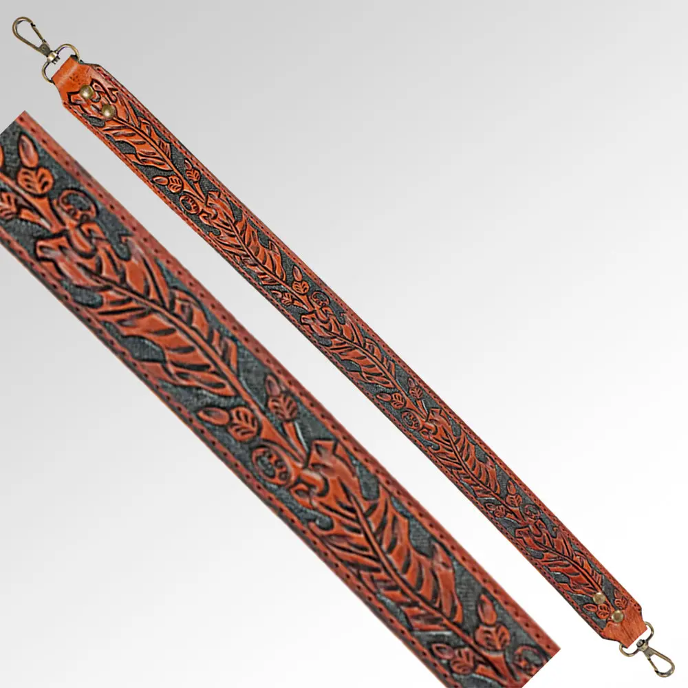 American Darling Hand Tooled Genuine Leather Crossbody Handle Strap For Bags Phone Keychain Wallet Purse Clutch Cellphone 1