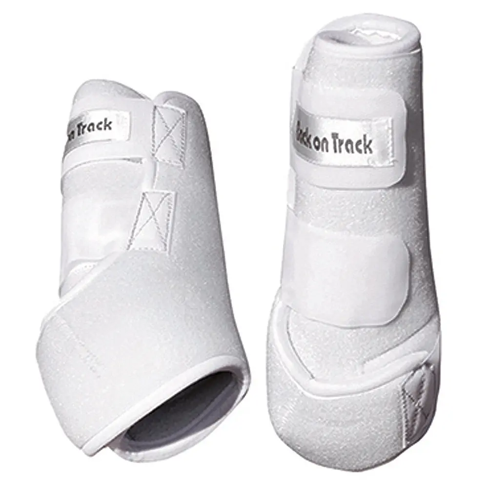 Medium Back On Track Exercise Boots - Hind (Pair) White 1