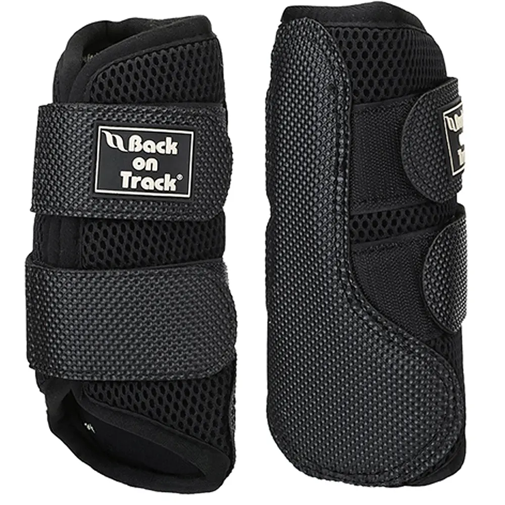 Large Back On Track Splint Boots (Brush Boot) Black 1