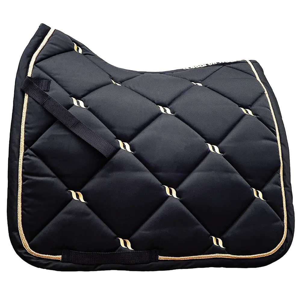 Full Back On Track Nights Collection - Saddle Pad Dressage Black 1