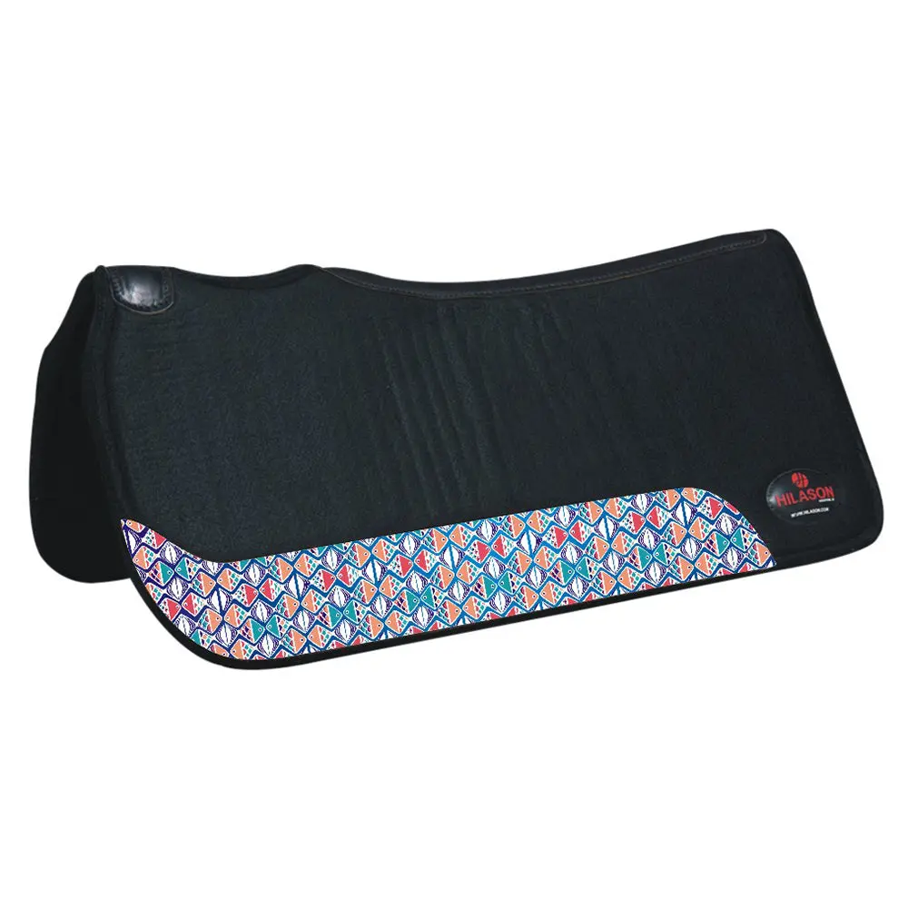 Hilason 31 In X 30 In Western Horse 100% Wool Felt Saddle Pad 16