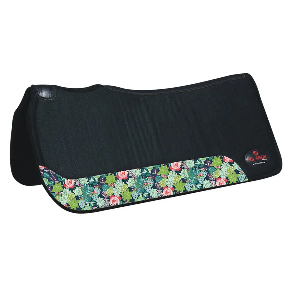 Hilason 31 In X 30 In Western Horse 100% Wool Felt Saddle Pad 14