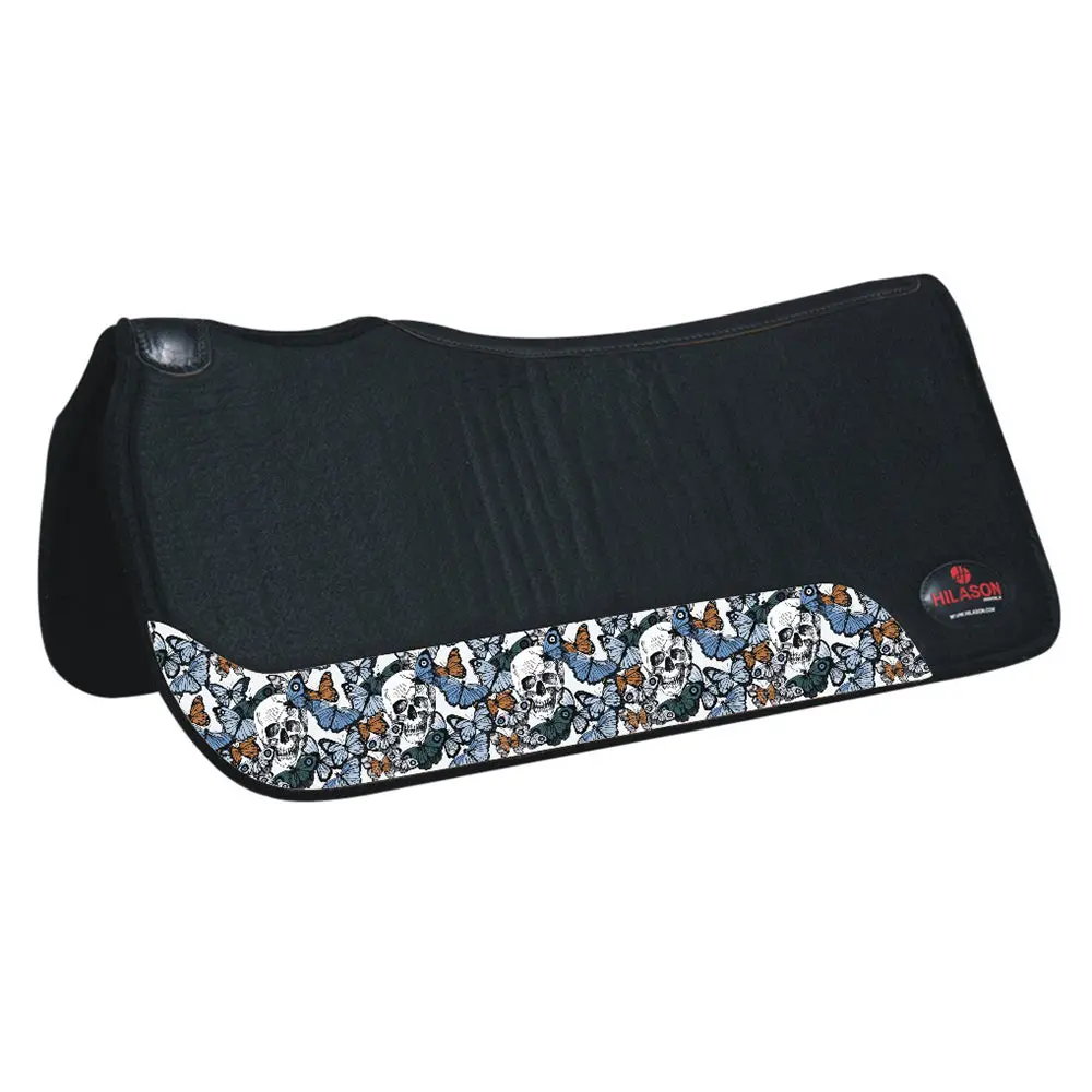 Hilason 31 In X 30 In Western Horse 100% Wool Felt Saddle Pad 22