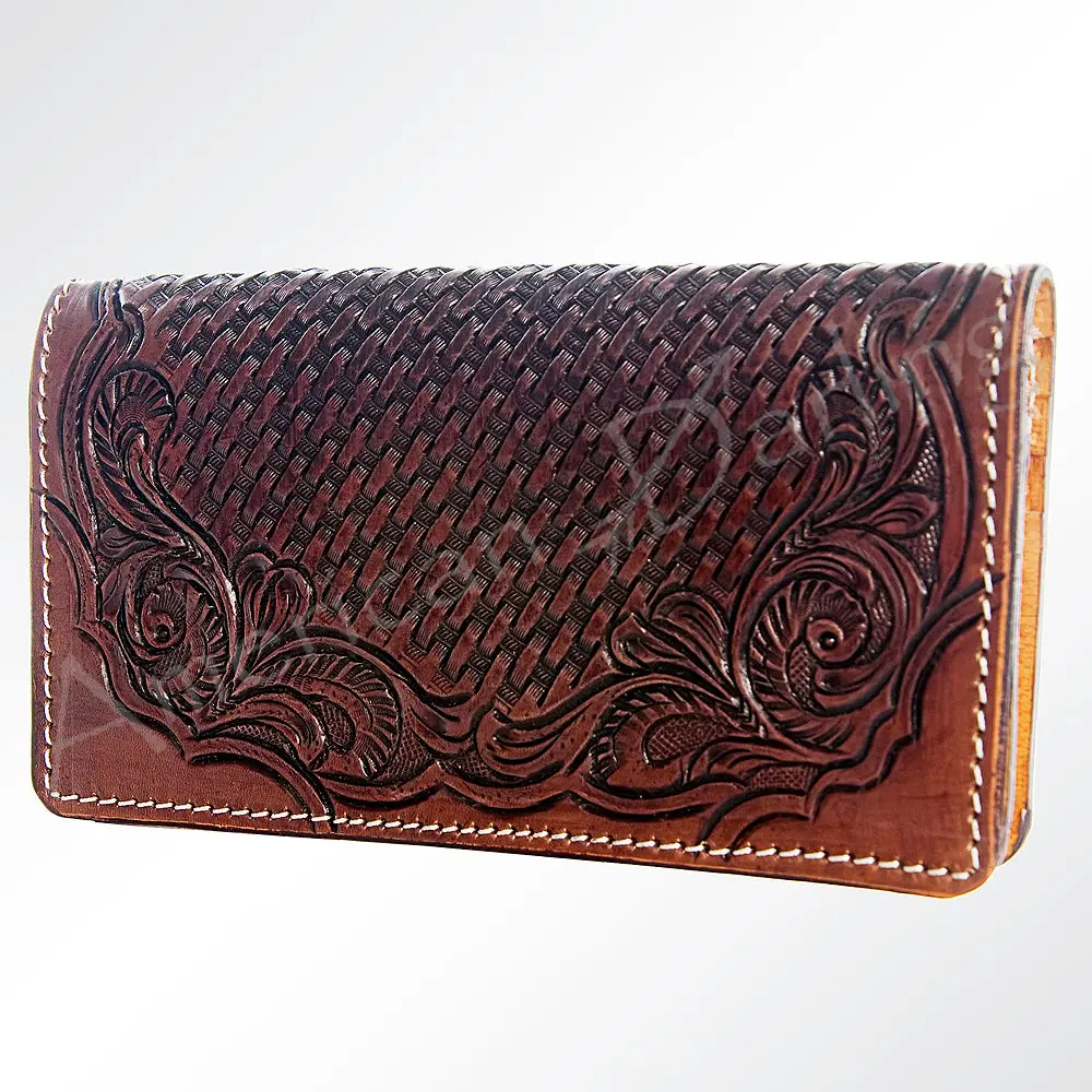American Darling Wallet Hand Tooled Genuine Leather Western Women Bag | Handbag Purse Wristlet 1