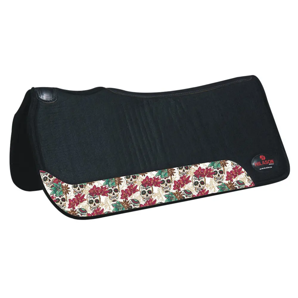 Hilason 31 In X 30 In Western Horse 100% Wool Felt Saddle Pad 23