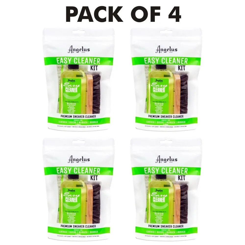 4 Pcs. Angelus Easy Cleaner Suede Cleaning Kit Shoe 8 Oz. 1