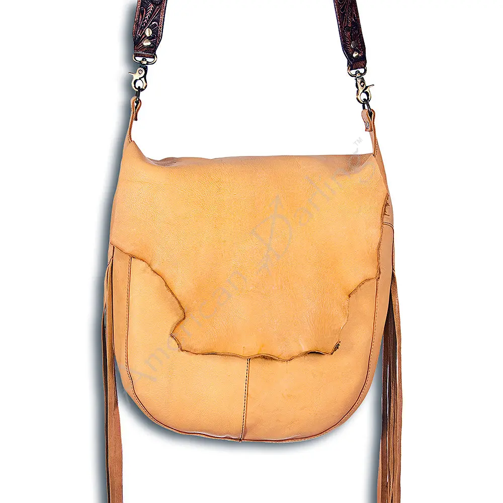 American Darling Messenger Full Grain Genuine Leather Western Women Bag Handbag Purse | Cute 1