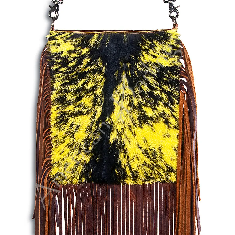 American Darling Cross Body Hand Tooled Hair On-Genuine Leather Western Women Bag Handbag Purse | Crossbody For |Cute 1